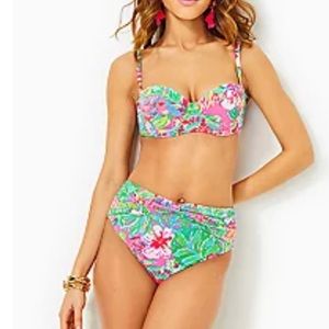 Lilly Pulitzer Bergen High Waisted Bikini Bottom 14